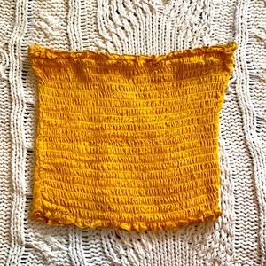yellow tube top